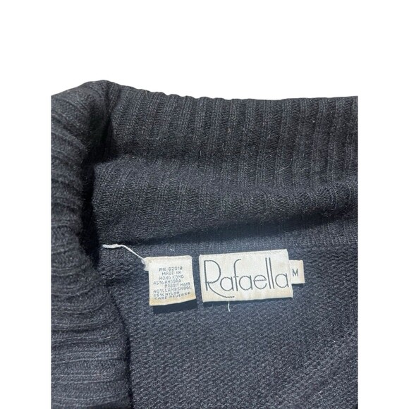 Vtg RAFAELLA ANGORA Sweater Cardigan Granny Core BRIGHT Colors SOFT Sz M - Picture 3 of 16